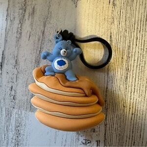 Care Bears Treat Series 2 Figural Bag Clip Keychain - Grump Bear Pancake